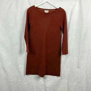 Soft Surroundings Sweatshirt Dress . Long sleeves. Pull over. Burnt orange. PXS